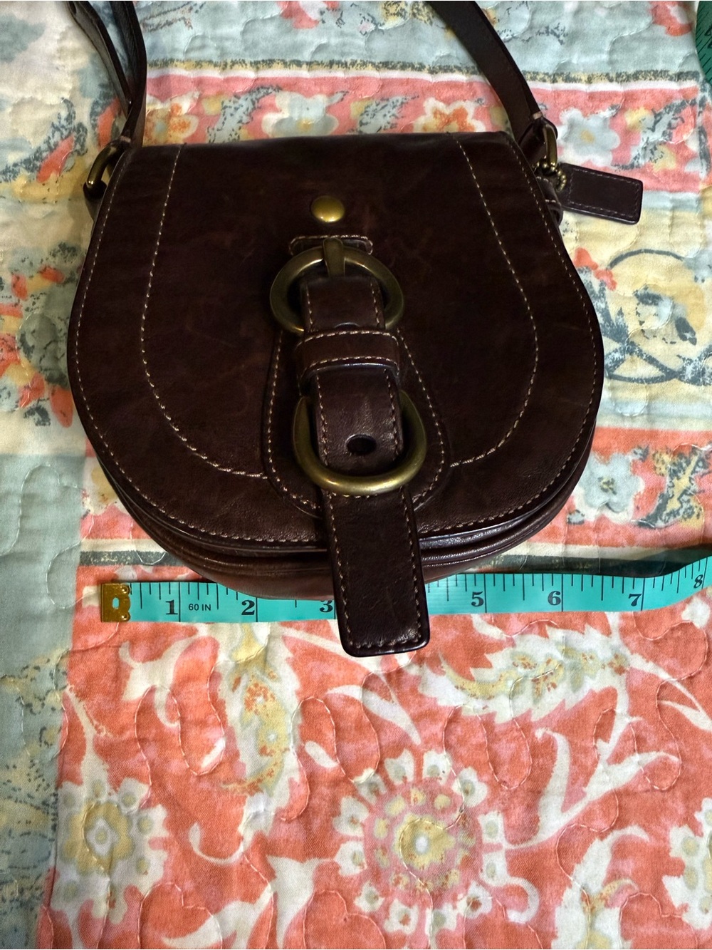 Coach Vintage Legacy Leather Garcia Mini Crossbody Bag Rare Boho - Picture 12 of 16
